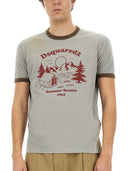 Camiseta dsquared con estampado