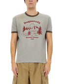 Camiseta dsquared con estampado