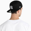 New Era Cap Black/White NY Fünf Panel Cap