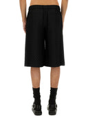 Alexander Mc Queen Skull Jacquard mønster shorts