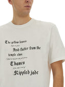 Alexander Mc Queen T -shirt med tryk
