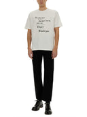Alexander Mc Queen T -shirt med tryk