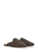 Brunello Cucinelli Techno Raffia Slipper