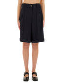 Pantalones cortos de bermudas de lana de patou