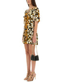 Rabanne "Sparkle Discs" mini kjole