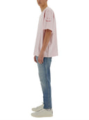 Ps By Paul Smith T Shirt With Embroidery Ps Happy