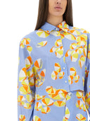 جينز Moschino القميص القميص "مظلات الشاطئ"