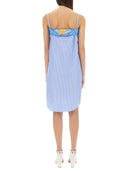 Moschino jeans patchwork bomuld kjole