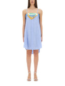 Moschino jeans patchwork bomuld kjole