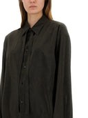Camisa larga de Lemaire con corbata