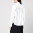Victoria Beckham White Poplin Long Sleeved Shirt