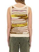 Moschino Jeans Multicolor Knit Top