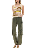 Moschino Jeans Multicolor Knit Top