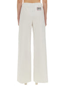 Pantalon à jambes larges de jeans Moschino