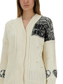 Moschino Jeans Cotton Knit Cardigan