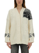 Moschino Jeans Cotton Knit Cardigan