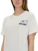 Moschino Jeans T -shirt med tryk