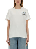 Moschino Jeans T -shirt med tryk