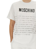 MOSCHINO "Impression de message" T-shirt