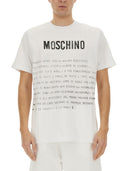 MOSCHINO "Impression de message" T-shirt