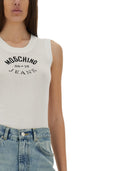 Moschino jeans strik top med Inlay Logo