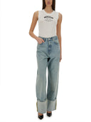 Moschino jeans strik top med Inlay Logo