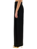 Nina Ricci pantaloni "gamba larga" con piega