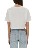Moschino Jeans Eiscreme geschnittenes T -Shirt