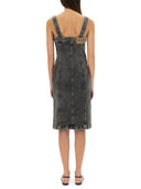 Moschino Jeans Denim Midi Abito
