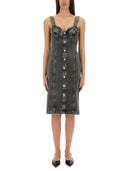 Moschino Jeans Denim Midi Abito