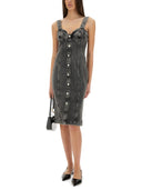 Moschino Jeans Denim Midi Abito
