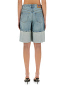 Moschino Jeans Denim Bermuda Shorts