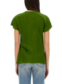 Victoria Beckham top con pieghe