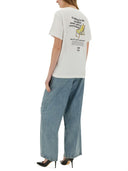 Moschino Jeans T -shirt med tryk