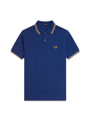Fred Perry Cotton Pique Polo Shirt With Double Stripe