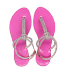 Eddi Cuomo Sandals Fuchsia
