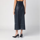 Dreh Birger Christensen Blue Woven Faux Lederrock