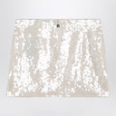Roteer Birger Christensen Ivory Mini Rok met pailletten