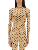 Marine Serre "Moon" Turtleneck T Shirt
