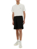 Lacoste Cotton Fleece Cargo Shorts