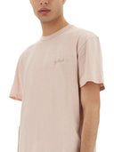 Woolrich flammten Baumwoll -T -Shirt