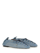 Ganni Lace Up Ballerina