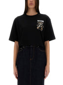T-shirt moschino cropped "Beddy Bear"