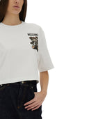 Moschino Cropped T Shirt "Teddy Bear"