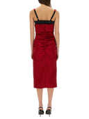 Dolce & Gabbana Longuette -Kleid mit Kegelbechern