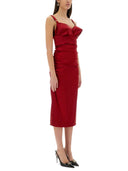 Dolce & Gabbana Longuette -Kleid mit Kegelbechern