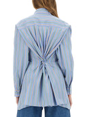 Etro Jacquard Shirt And Knot In The Back