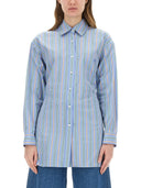 Etro Jacquard Shirt And Knot In The Back