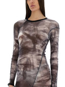 Helmut Lang "Scribble Twisted" jurk