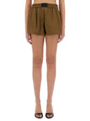 Pantalones cortos de boxer de Helmut Lang con pliegues